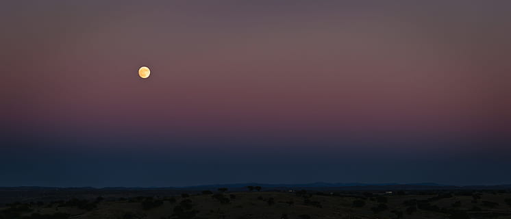 moon, low, angle view photography, clouds, dark, evening, landscape, nature, outdoors, scenic, silhouette, sky, scenics - nature, beauty in nature, full moon, night, tranquil scene, tranquility, environment, astronomy, sunset, no people, space, idyllic, mountain, dusk, 5K, CC0, public domain, royalty free