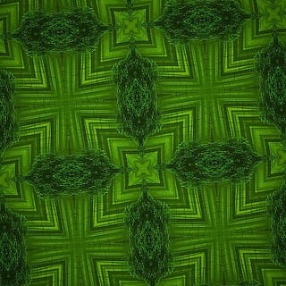 background, pattern, green, green color, backgrounds, design, symmetry, full frame, no people, creativity, shape, repetition, textured, abstract, indoors, ceiling, geometric shape, complexity, wall - building feature, floral pattern, square shape, ornate, 1080P, CC0, public domain, royalty free
