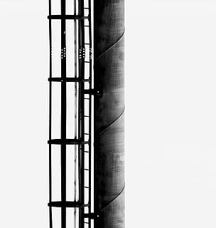 scala, struttura, perdita, struttura costruita, architettura, copia spazio, cielo, Inquadratura dal basso, nessuno, giorno, esterno dell'edificio, metallo, cielo sereno, natura, all'aperto, Torre, industria, connessione, alto - alto, combustibile e produzione di energia, sviluppo, tecnologia, Alimentazione elettrica, 2K, CC0, dominio pubblico, privo di copyright