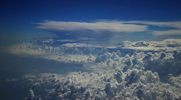 gray, clouds, sky, flight, clouds form, nature, beauty in nature, tranquility, tranquil scene, scenics, no people, landscape, outdoors, blue, cloud - sky, environment, scenics - nature, aerial view, dramatic sky, cloudscape, storm cloud, atmosphere, day, backgrounds, wind, above, meteorology, 1080P, CC0, public domain, royalty free