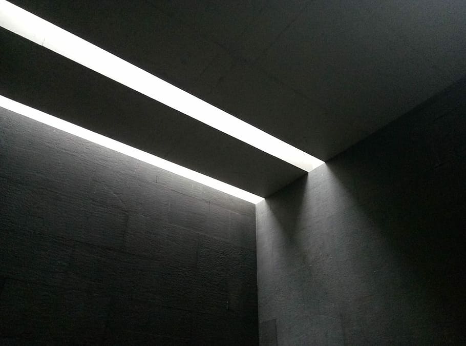 Light, Building, Structure, light, building, illuminated, lighting equipment, architecture, no people, built structure, indoors, wall - building feature, low angle view, ceiling, day, pattern, sunlight, corner, wall, empty, nature, geometric shape, direction, 4K