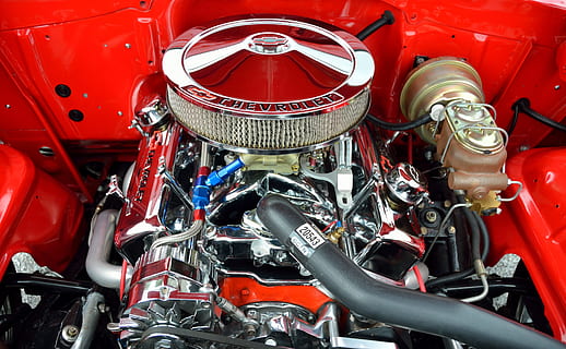 bilmotor, tilpasse, motor, krom, køretøj, transportmidler, hastighed, skinnende, retro, klassisk, auto, design, transportere, automobil, hotrod, stil, hætte, model, kofanger, rød, transportform, metal, land køretøj, motor køretøj, bil, maskineri, teknologi, maskindel, industri, tæt på, bilindustrien, ingen mennesker, høj vinkel visning, køretøjsdel, rør - rør, handle ind, kompleksitet, sølvfarvet, hjul, mekaniker, stål, 4K, CC0, offentligt domæne, royaltyfrie