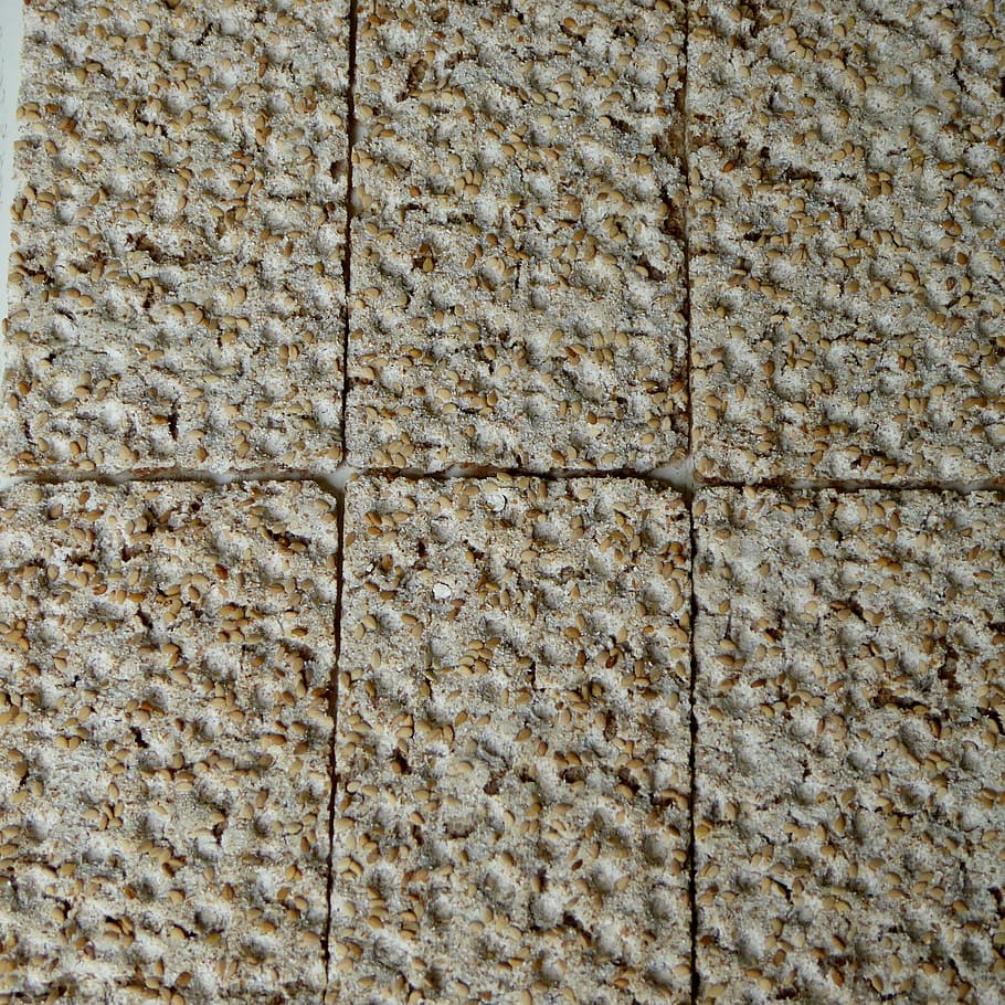 crack, pa cruixent, pa, forjats, suècia, sèsam, llavors de sèsam, menjar, productes al forn, sesambrot, rodanxes de pa, fons, textura, material, patró, obsoleta, passat de moda, marc complet, funció de construcció de parets, cap gent, estructura construïda, primer pla, aspre, paret, dia, arquitectura, material de pedra, marró, sòls, espatllat, a l'aire lliure, rajola, maó, paret de pedra, concret, efecte texturat, llambordes, sòl de rajoles, 2K
