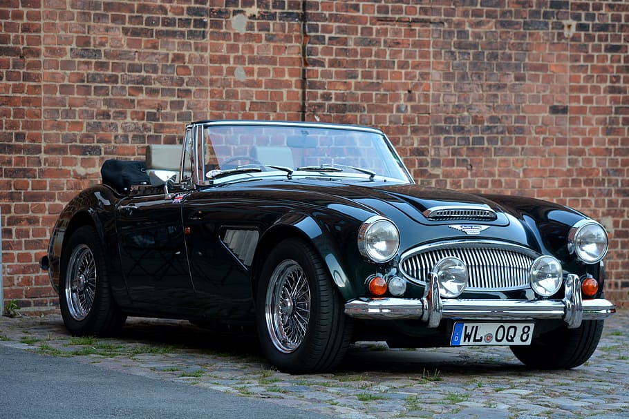 klassisch, schwarz, Coupe, geparkt, Ziegelwand, der Verkehr, Auto, Oldtimer, Fahrzeug, pkw, Hamburg, Museum der Arbeit, barmbek, Transportmittel, Transport, Kraftfahrzeug, Backstein, Landfahrzeug, Wand, Retro-Stil, Wandbau - Funktion, die Architektur, Tag, Stadt, stationär, Gebäudehülle, Straße, gebaute Struktur, keine Leute, 5K