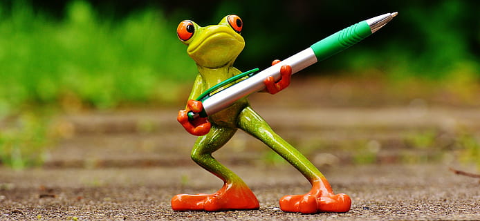 green, red, frog figurine, frog, holder, pen, keep, cute, fun, figure, sweet, office, writing implement, leave, toy, green color, no people, nature, outdoors, food, food and drink, sport, focus on foreground, animal wildlife, single object, day, healthy eating, representation, flying, land, 5K, CC0, public domain, royalty free