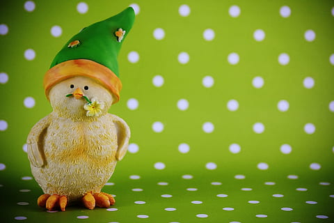 galben, gagică, purtare, verde, pălărie, pui, Paști, drăguţ, decor, temă easter, dulce, deco, Paste Fericit, Culoarea verde, celebrare, un animal, animale tematice, nici o persoana, în interior, tapet, animale de companie, a închide, reprezentare, model, animal, alimente, reprezentarea animalelor, mancare si bautura, vacanţă, distracţie, mamifer, buline, eveniment de vacanță, artă și sculptură, eveniment, 5K, CC0, domeniu public, fără drepturi de autor