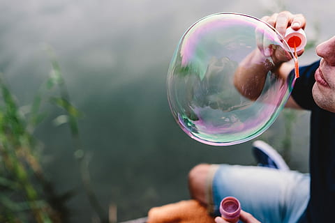 fun, soap bubbles, nature, Having fun, girl, summer, woman, holidays, vacations, bubbles, happy, outdoors, people, blowing, one Person, caucasian Ethnicity, bubble Wand, lifestyles, men, adult, leisure Activity, holding, day, bubble, human body part, human hand, hand, finger, transparent, human finger, body part, focus on foreground, fragility, plant, water, 2K