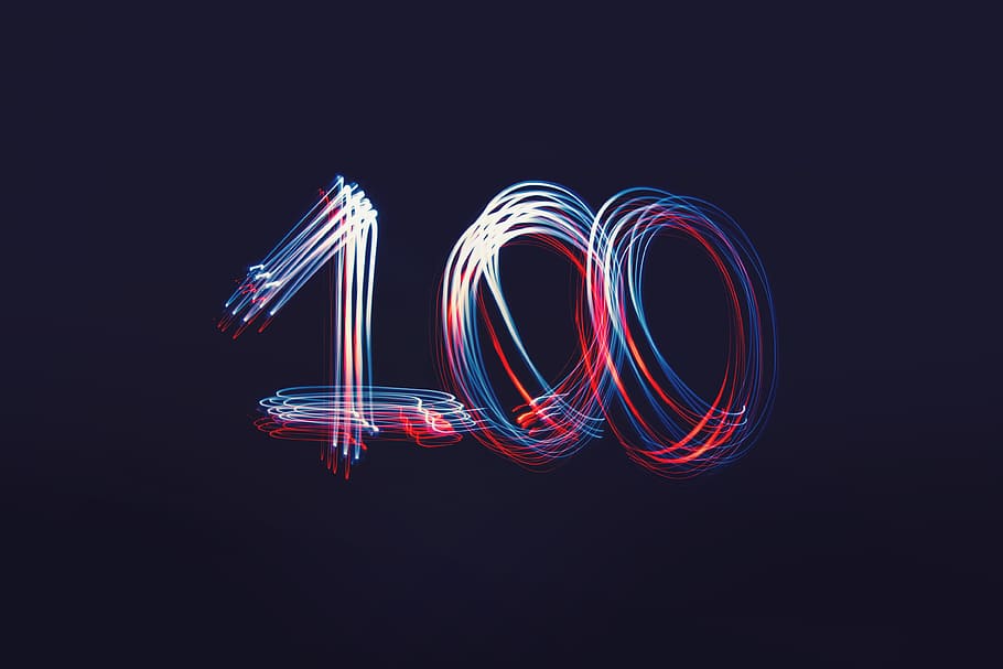 negre, fons, 100 superposició de números, pintura lleugera, nit, llum, experimentar, moviment, 100, cent, nombre, exposició llarga, fotografia, llum de neó, alfabet, brillant, tir de l'estudi, il·luminat, pintura de llum, fons negre, sender lleuger, multicolor, creativitat, moviment borrós, cap gent, còpia espai, a l'interior, llum - fenomen natural, resum, vermell, patró, blau, fibra òptica, 4K