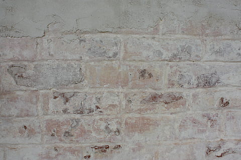 ladrillo, blanqueado, pared, Pared de piedra, textura, fondo, pared - característica de la construcción, antecedentes, estructura construida, fotograma completo, arquitectura, texturizado, nadie, antiguo, modelo, áspero, historia, día, sólido, exterior del edificio, erosionado, el pasado, material de piedra, de cerca, hormigón, nivel de la superficie, cemento, efecto texturizado, 4K, CC0, dominio público, libre de derechos