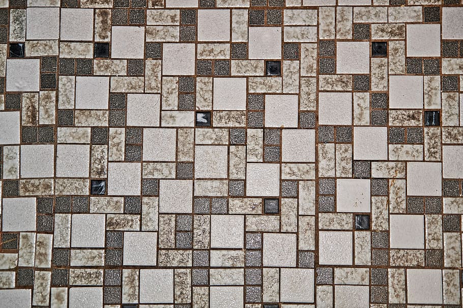 Mosaik-, Muster, Fliese, Quadrat, Textilien, Hintergründe, Vollbild, keine Leute, Wiederholung, texturiert, Geometrische Figur, Design, High Angle View, große gruppe von gegenständen, drinnen, Fülle, quadratische Form, Tag, gestalten, Nahansicht, Würfelform, Block, Fußweg, Struktureffekt, 5K