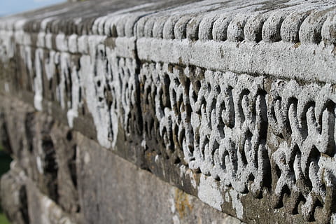 celtico, confine, vecchio, pietra, parete, storia, nessuno, il passato, avvicinamento, caratteristica della parete, architettura, messa a fuoco selettiva, concentrarsi sulle conoscenze acquisite, giorno, modello, mestiere, all'aperto, natura, lapide, strutturato, antico, destinazioni di viaggio, di fila, antica civiltà, 4K, CC0, dominio pubblico, privo di copyright
