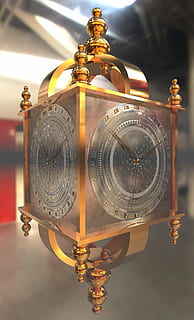 clock, 24 hours, time, hours, minutes, focus on foreground, no people, close-up, technology, illuminated, antique, metal, indoors, transparent, glass - material, design, gold colored, the past, still life, architecture, history, built structure, retro styled, 4K, CC0, public domain, royalty free
