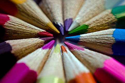 macro shot photography, color pencils, background, blue, brown, bunch, color, colorful, colour, crayon, drawing, education, green, group, multicolored, object, orange, paint, palette, pastel, pen, pencil, pink, pointing, purple, red, row, school, sketching, spectrum, tip, white, wood, multi colored, art and craft, variation, colored pencil, choice, close-up, selective focus, no people, writing instrument, arrangement, creativity, large group of objects, indoors, craft, wood - material, still life, full frame, pattern, art and craft equipment, 1080P, CC0, public domain, royalty free