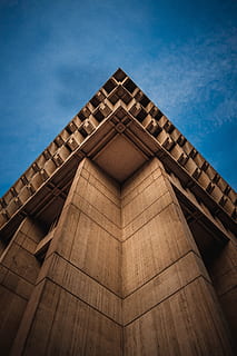 arquitectura, edificio, infraestructura, estructura, establecimiento, esquina, nubes, estructura construida, vista de ángulo bajo, exterior del edificio, cielo, nadie, altura maxima, naturaleza, torre, nube - cielo, día, azul, destinos de viaje, historia, ciudad, al aire libre, el pasado, modelo, rascacielos, hormigón, 5K, CC0, dominio público, libre de derechos