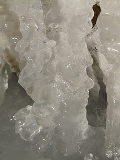 Eis, Winter, gefroren, Eiszapfen, kalt, auf gefroren, Wasser, keine Leute, Nahansicht, Lebensmittel, Tag, Natur, Vollbild, kalte Temperatur, Meer, Hintergründe, weiße Farbe, draußen, High Angle View, Detail, Schönheit in der Natur, Strand, Land, Mineral, schmelzen, 2K, CC0, gemeinfrei, lizenzfrei