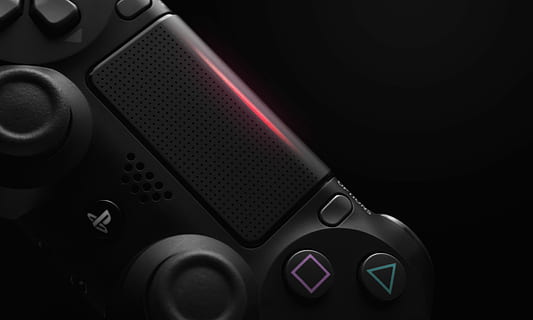 black, sony ps 4, ps4, wireless, controller, ps 4 dual-shock controller, gaming, joystick, game, button, technology, black background, studio shot, close-up, no people, communication, indoors, control, motor vehicle, car, music, arts culture and entertainment, extreme close-up, macro, single object, black color, transportation, speed, wireless technology, radio, silver colored, 5K, CC0, public domain, royalty free
