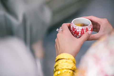 person, holding, white, red, ceramic, teacup, women, cup, people, human Hand, close-up, drink, females, lifestyles, one woman only, adults only, human body part, food and drink, only women, hand, adult, one person, food, selective focus, mug, refreshment, focus on foreground, day, midsection, coffee - drink, nail, tea cup, human limb, drinking, snack, temptation, 1080P, CC0, public domain, royalty free