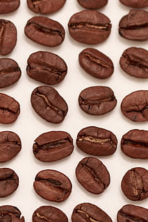 koffie, Boon, koffieboon, bonen, stimulans, eten en drinken, voedsel, bruin, stilleven, versheid, binnenshuis, volledig kader, detailopname, geen mensen, grote groep objecten, achtergronden, welzijn, gezond eten, herhaling, gebrande koffieboon, arrangement, hoge hoekmening, overvloed, studio opname, tussendoortje, 4K, CC0, publiek domein, royaltyvrij