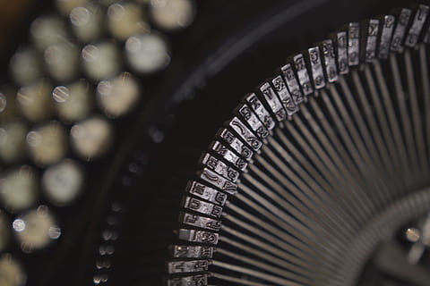black, gray, typewriter, close, shot, blur, old, pattern, typewriter keys, vintage, antique, close-up, no people, technology, indoors, retro styled, selective focus, focus on foreground, machinery, equipment, machine part, history, the past, black color, industry, business, still life, 720P, CC0, public domain, royalty free