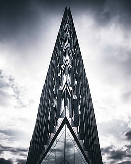 grau, Glasgebäude, wolkig, Himmel, tagsüber, niedrig, Winkel Foto, Gebäude, Graustufenfoto, die Architektur, Stadt, Scharf, launisch, Silber-, Kopenhagen, städtisch, Wolkenkratzer, modern, Hochhaus, Winkel, Wolkengebilde, Reflexion, minimal, Stimmung, wolke - himmel, gebaute Struktur, Flachwinkelansicht, Natur, Gebäudehülle, keine Leute, Tag, Dreieck Form, draußen, Brücke, bedeckt, Brücke - künstliche Struktur, große Höhe, abnehmende Perspektive, Bürogebäude außen, 4K, CC0, gemeinfrei, lizenzfrei
