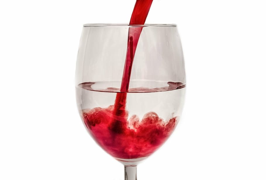 fotografování, Průhledná, sklenice na víno, sklenka, voda, limonáda, difúze, Červené, kapalný, tekutina, barva, bílý, tok, proud, čerstvý, nalévání, večírek, směs, napít se, víno, nápojová sklenice, izolovaný, alkohol, stříkající, jídlo a pití, občerstvení, bílé pozadí, studio shot, vybavení domácností, vystříhnout, detail, červené víno, průhledný, nikdo, sklo - materiál, ochutnávka vína, 4K
