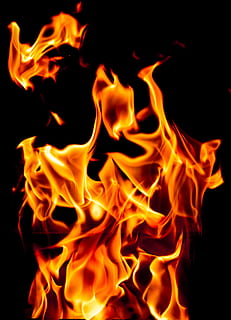 rosso, fiamma, nero, sfondo, fuoco, fucina, ardente, calore - temperatura, fuoco - fenomeno naturale, colore arancione, notte, avvicinamento, raggiante, nessuno, sfondo nero, comunicazione, cartello, movimento, natura, falò, segnale di pericolo, sfondi, inferno, giallo, fuoco di bivacco, 4K, CC0, dominio pubblico, privo di copyright