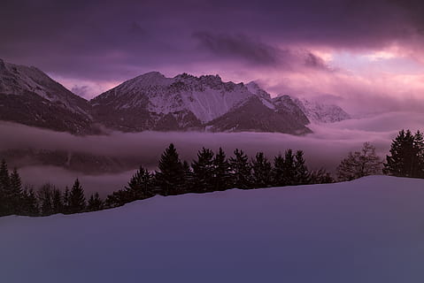 cênico, Visão, lago, dramático, céu, por do sol, nublado, frio, coníferas, alvorecer, tarde, névoa, Z e, geada, congeladas, Colina, gelo, panorama, Pico da montanha, montanhas, natureza, ao ar livre, neve, viagem, arvores, inverno, montanha, beleza na natureza, scenics - natureza, nuvem - céu, cadeia de montanhas, temperatura fria, meio Ambiente, árvore, tranquilidade, agua, ninguém, cena tranquila, plantar, floresta, roxa, Pinheiro, árvore conífera, montanha coberta de neve, 1080P, CC0, domínio público, royalty free