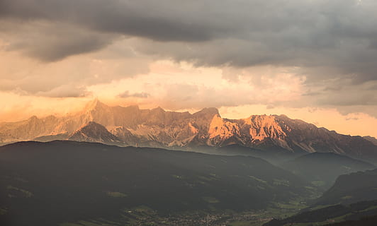 panoramic, fotografie, Munte, maro, timpul zilei, negru și maro, munte maro, fotografie aeriene, nor, noros, ținut muntos, vale, natură, varf de munte, scenics, apus de soare, peisaj, nor - cer, de munte, în aer liber, cer, frumusețe în natură, Cloudscape, ceaţă, răsărit - zorii zilei, zăpadă, zori de zi, amurg, liniște, o scenă liniștită, scenice - natura, mediu inconjurator, scenă non-urbană, nici o persoana, teren, la distanta, idilic, destinații de călătorie, dramatic cer, 5K, CC0, domeniu public, fără drepturi de autor