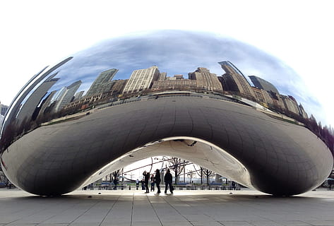 chicago, illinois, fazole, cloud gate, Chicago, illinois, lidé, den, stavba, dospělý, architektura, venku, exteriér budovy, nebe, město, skupina lidí, moderní, skutečných lidí, odraz, muži, náhodné osoby, Příroda, cestovat, kancelářská budova exteriér, ženy, cestovní ruch, destinace, mrakodrap, 2K, CC0, veřejná doména, bez autorských práv