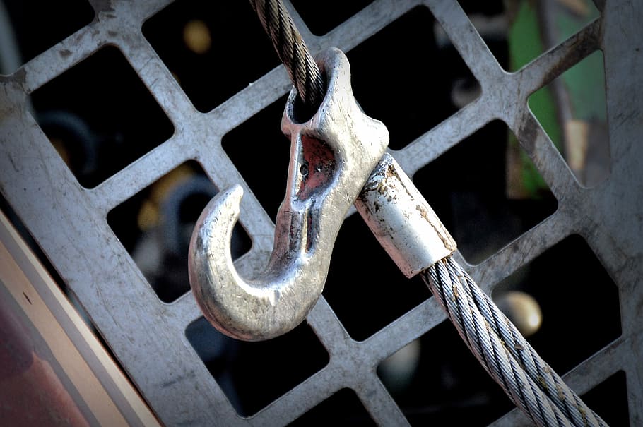 gancio, macchina da costruzione, industria del legname, strumento, la lavorazione del legno, gru, tecnologia, metallo, sollevare carichi, aumentare, verricello, escavatori, posto, baukran, acciaio, costruzione, macchina, costruire, avvicinamento, nessuno, giorno, concentrarsi sulle conoscenze acquisite, modello, all'aperto, arrugginito, sicurezza, protezione, recinto, griglia, cancello, grattugiare, architettura, forma, barriera, griglia metallica, confine, ferro - metallo, ferro battuto, color argento, ruota, 4K