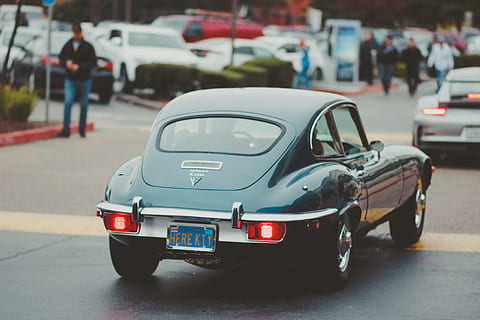 classic jaguar e-type, Classic, Jaguar E-type, e-type, jaguar, transport, car, street, transportation, old-fashioned, land Vehicle, retro Styled, old, urban Scene, editorial, mode of Transport, motion, road, day, outdoors, motor vehicle, mode of transportation, city, incidental people, focus on foreground, architecture, toy, travel, white color, selective focus, 5K