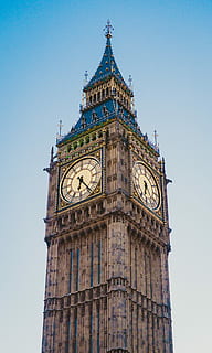 stor, ben, London, england, low-angle, arkitektoniske, fotografering, elizabeth tårn, blå, himmel, dagtimerne, ur, bygning, tårn, arkitektur, by, bygning udvendig, lav vinkel visning, klokke tårn, bygget struktur, tid, rejsemål, skyfri himmel, ingen mennesker, natur, høj - høj, rejse, dag, udsmykkede, uret ansigt, Spir, gotisk stil, 4K, CC0, offentligt domæne, royaltyfrie