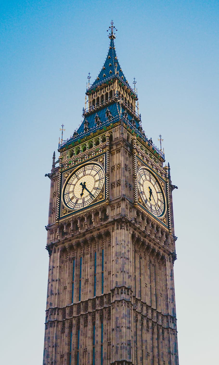 stor, ben, London, england, low-angle, arkitektoniske, fotografering, elizabeth tårn, blå, himmel, dagtimerne, ur, bygning, tårn, arkitektur, by, bygning udvendig, lav vinkel visning, klokke tårn, bygget struktur, tid, rejsemål, skyfri himmel, ingen mennesker, natur, høj - høj, rejse, dag, udsmykkede, uret ansigt, Spir, gotisk stil, 4K