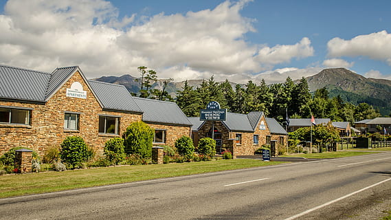 hostel, path, nature, house, architecture, outdoors, building Exterior, building, built structure, road, city, residential district, cloud - sky, street, plant, tree, transportation, home ownership, mountain, suburb, sky, no people, community, housing development, cityscape, luxury, 4K, CC0, public domain, royalty free