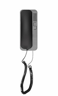 uniphone, Mobilteil-Gegensprechanlage, Gegensprechanlage, Technologie, Kommunikation, Telefon, Verbindung, drinnen, keine Leute, weißer Hintergrund, kopieren sie platz, Festnetztelefon, Studioaufnahme, Retro-Stil, einzelnes Objekt, Stillleben, Nahansicht, Kabel, ausgeschnitten, Telefonhörer, hängend, Telekommunikationsausrüstung, Telefonkabel, persönliches Accessoire, 5K, CC0, gemeinfrei, lizenzfrei