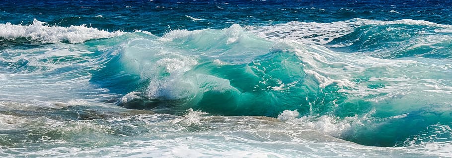 havbølge foto, dag tid, bølge, gennemsigtig, turkis, smadre, vind, natur, landskab, strøm, vejr, vred, skum, spray, vand, hav, sport, skønhed i naturen, bevægelse, vandsport, surfing, udendørs, dag, magt i naturen, baggrunde, fuld ramme, sprøjt, turkisfarvet, miljø, 5K