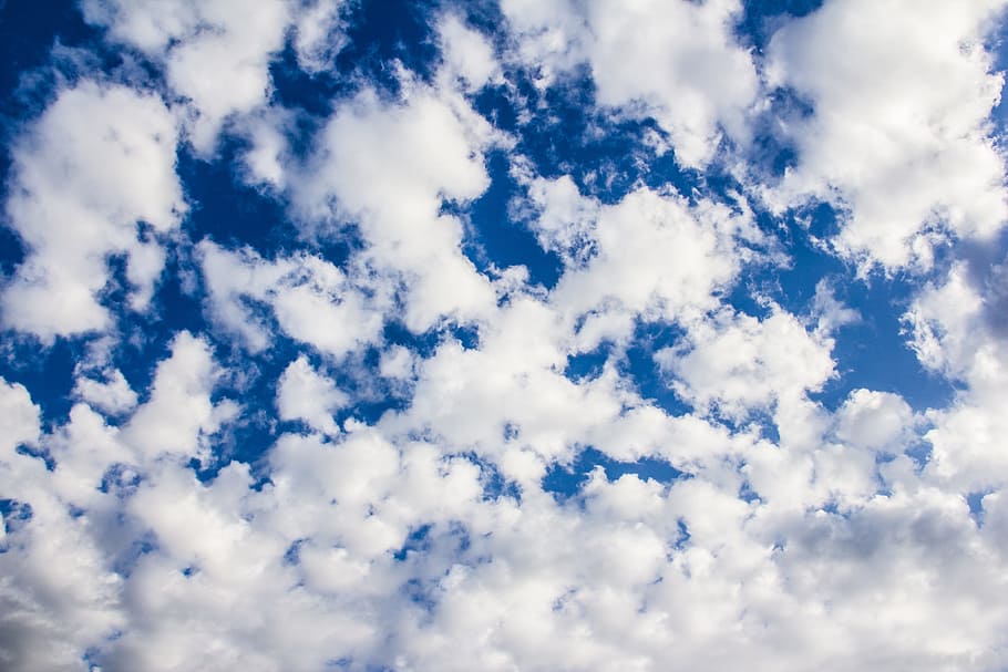 skyer, himmel, blå himmel skyer, blå, natur, vejr, himlen skyer, dag, blå himmel, blå himmel baggrund, luft, miljø, udendørs, overskyet, fluffy, skyer himmel, solrig, sky - himmel, lav vinkel visning, skønhed i naturen, hvid farve, ingen mennesker, ro, scenics - natur, baggrunde, cloudscape, fuld ramme, rolig scene, idyllisk, meteorologi, 5K