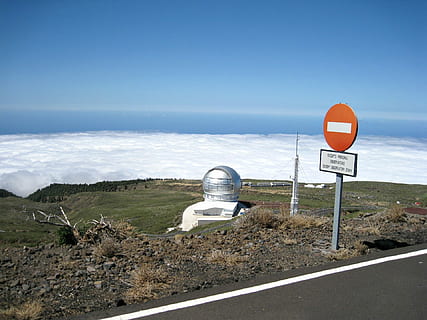 La Palma, fizik, rasathane, bulut, Bilim, astronomi, planetaryum, insansız, gün, gökyüzü, açık havada, plaj, doğa, işaret, Su, manzaralar - doğa, iletişim, yol işareti, deniz, yol, arazi, taşımacılık, rehberlik, peyzaj, çevre, doğada güzellik, açık hava, ufuk, 1080P, CC0, kamu malı, telif ücretsiz