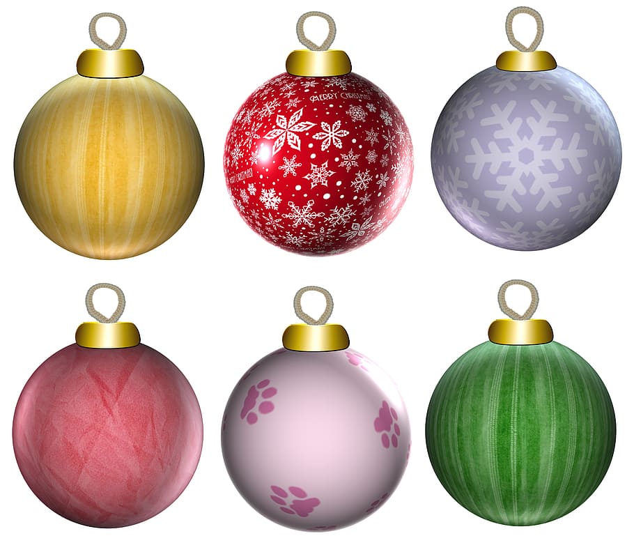 sort baubles illustration, jul, ornament, briks, bolde, ferie, dekoration, xmas, rød, grøn, glas, guld, festlig, indretning, sæson, sæson-, stilleben, indendørs, multi farvet, ingen mennesker, hvid baggrund, skåret ud, studio skud, mad, mad og drikke, tæt på, gruppe af objekter, jul ornament, sfære, skinnende, beholder, velvære, grøn farve, lilla, 5K