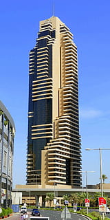 Dubai, Wolkenkratzer, u a, ein e, große Stadt, u a e, die Architektur, Horizont, Skyline von Dubai, Stadt, Gebäudehülle, Himmel, klarer Himmel, gebaute Struktur, Bürogebäude außen, Gebäude, große Höhe, modern, Transportmittel, Büro, Turm, Tag, Natur, Transport, Blau, Flachwinkelansicht, Auto, draußen, Luxus, Finanzviertel, 1080P, CC0, gemeinfrei, lizenzfrei