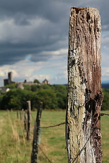 fusta, pila, castell, vell, resistent, núvols, endavant, llum, humor, arbre, material de fusta, planta, núvol - cel, terra, centrar-se en primer pla, naturalesa, publicació, cel, post de fusta, dia, cap gent, camp, paisatge, a l'aire lliure, textura, tranquil·litat, tronc de l'arbre, barrera, tanca, escorça, 5K, CC0, domini públic, lliure de regalies