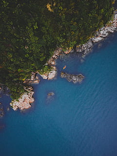 local paradise, aerial, photo, island, body, wate, Local, Paradise, nature, water, river, scenics, landscape, forest, outdoors, summer, tree, beauty In Nature, rock - Object, sea, swimming, plant, day, scenics - nature, tranquility, high angle view, land, tranquil scene, growth, blue, waterfront, no people, idyllic, rock, turquoise colored, 4K, CC0, public domain, royalty free
