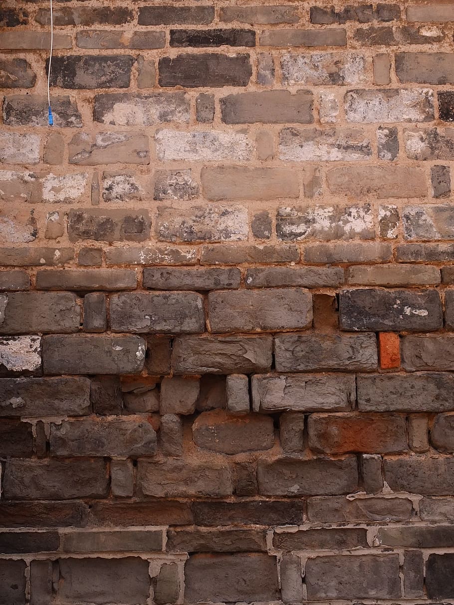 brudt fald, væg, bygning, mursten, murstens væg, bygget struktur, arkitektur, mønster, fuld ramme, murbygningsfunktion, ingen mennesker, baggrunde, tekstureret, dag, Stenmur, bygning udvendig, gammel, solid, Brun, udendørs, forvitret, stenmateriale, 1080P