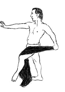 uomo, posa, disegno, atto, lineamenti, nero, bianca, bianco e nero, donne, persone, stile classico, femmine, isolato, danza, arte, ballerino, isolato su bianco, illustrazione, arte e intrattenimento, il corpo umano, una persona, girato in studio, bella donna, solo una donna, gente meravigliosa, silhouette, sfondo bianco, in casa, ritagliare, capi di abbigliamento, ritratto, rappresentazione umana, creatività, arte e artigianato, copia spazio, rappresentazione, vista frontale, giovane adulto, avvicinamento, adulto, attività di svago, acconciatura, 2K, CC0, dominio pubblico, privo di copyright
