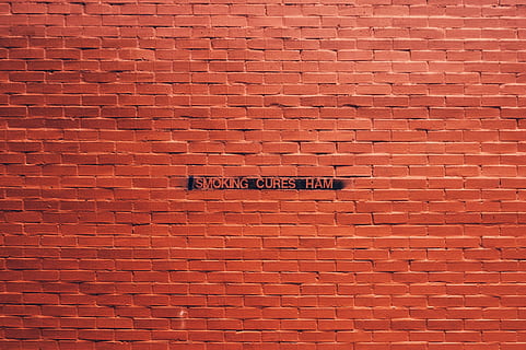 bricks, orange, wall, brickwork, text, communication, western script, brick, brick wall, sign, no people, architecture, wall - building feature, pattern, built structure, day, information, full frame, textured, brown, backgrounds, information sign, building exterior, message, 2K, CC0, public domain, royalty free