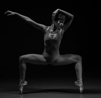 grayscale photography, leotard, making, post, grayscale, photography, Woman, one Person, women, the Human Body, people, muscular Build, studio Shot, adult, caucasian Ethnicity, sensuality, females, black And White, beauty, young Adult, beautiful, posing, exercising, one woman only, adults only, only women, beautiful woman, full length, black background, indoors, clothing, dancing, young women, athlete, healthy lifestyle, front view, flexibility, vitality, human arm, arms raised, 1080P, CC0, public domain, royalty free