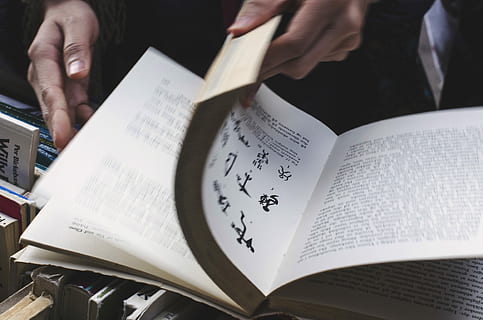 Person, die Buch hält, Person öffnen, Weiß, Buchseiten, Buch, lesen, Bibliothek, suchen, Verkauf, Markt, Hand, Bewegung, Floh, menschliche Hand, Papier-, halten, Menschen, menschliches Körperteil, Text, Veröffentlichung, Nahansicht, Geschäft, drinnen, Erwachsene, Männer, dokumentieren, Aktivität, Mittelteil, Bildung, Finanzen, Papierkram, studieren, 4K, CC0, gemeinfrei, lizenzfrei