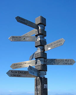 firmare, postare, capo, direzione, distanza, cartello, inviare, lungo, sign post, simbolo della freccia, segno direzionale, guida, scelta, cielo sereno, cielo, blu, nessuno, comunicazione, natura, Inquadratura dal basso, giorno, testo, credenza, simbolo, attraversare, religione, legno - materiale, spiritualità, all'aperto, 1080P, CC0, dominio pubblico, privo di copyright