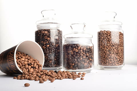 biji kopi, aromatik, batch, kopi, cangkir, makanan, botol, biji kopi panggang, rasa, makanan dan minuman, variasi, membumbui, latar belakang putih, bahan, tembakan studio, pilihan, makanan kering, wadah, dalam ruangan, tidak ada orang, kesegaran, masih hidup, kesejahteraan, benih, merapatkan, transparan, bahan kaca, bumbu, 5K, CC0, domain publik, bebas royalti