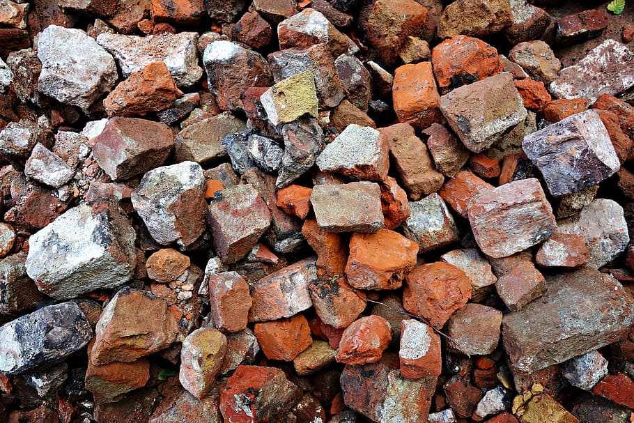 pedres marrons, pedres, maons, blocs, material, treball de construcció, fons, patró, industria de la construcció, rock - object, resum, marc complet, gran grup d'objectes, abundància, sòlid, cap gent, textura, pila, dia, pedra - objecte, rock, a l'aire lliure, naturalesa, vista d’angle alt, aspre, marró, forma, disseny, maó, 4K
